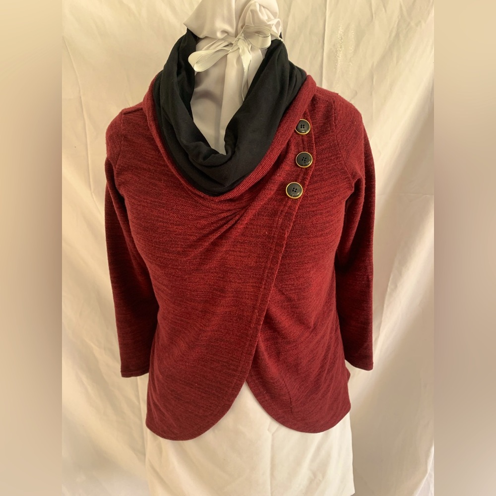 Le Grenier scowl neck sweater